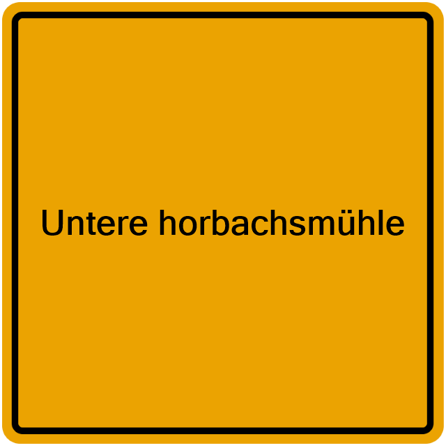 Einwohnermeldeamt24 Untere horbachsmühle